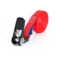 Spanngurt 1tlg. 6m LC 800 daN i.d.U. Rot Schwarze Ratsche