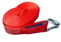 Spanngurt 8 Meter zweiteilig mit Ratsche und Haken LC 1000 daN Rot 35 mm