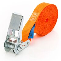 Spanngurt 4 Meter Einteilig mit Ratsche LC 800 daN in der Umreifung Blau